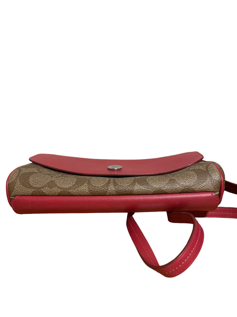 Cartera Coach Reversible Crossbody Mini Marrón - Talla U