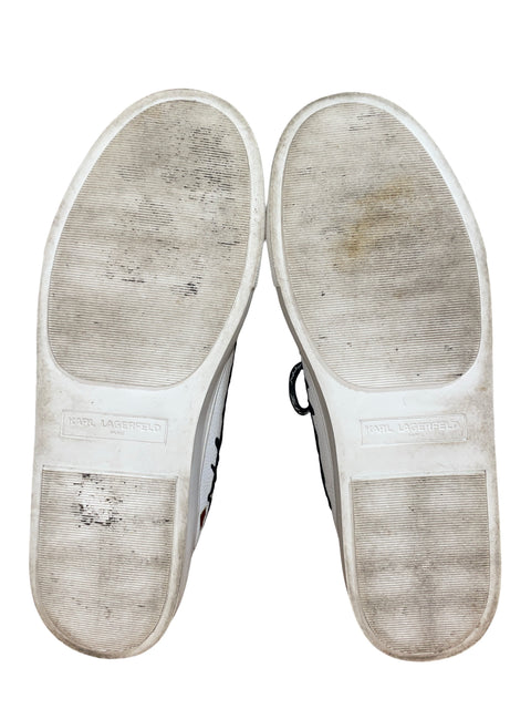 Zapatilla Karl Lagerfeld Care Pins Lace Blanco - Talla 8.5
