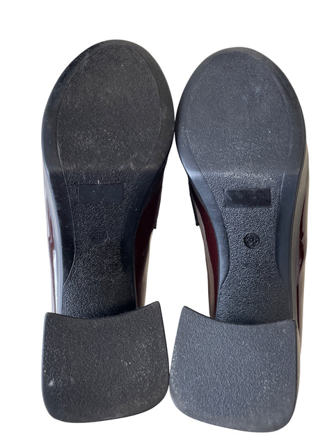Mocasín Boucherel Charol Rojo - Talla 36