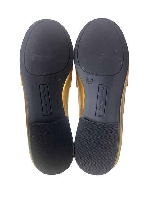 Zapato Bandolino Mocacine Cerrado Dorado - Talla 8.5