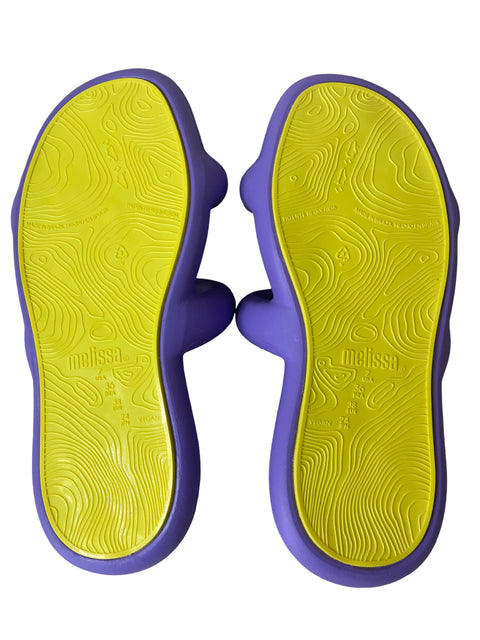 Zapato Melissa Tiras Suela de goma Morado - Talla 38