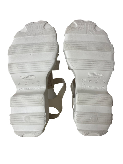 Sandalia Melissa Alto Plataforma Blanco - Talla 38