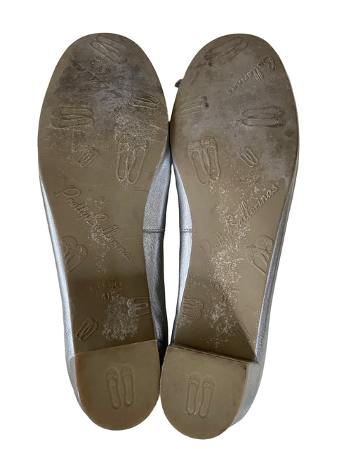 Sandalia Pretty Ballerinas Punta redonda Plateado - Talla 41