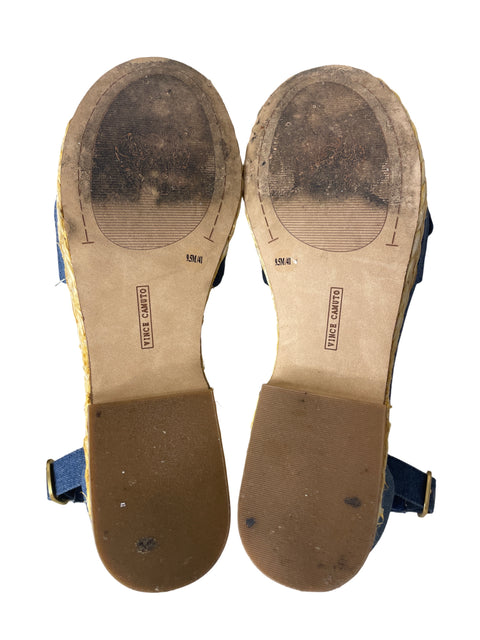 Zapato Vince Camuto Plataforma Hebilla Azul - Talla 9.5