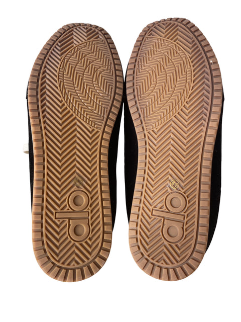 Zapatilla Alo Gamuza Cordones Negro - Talla 41