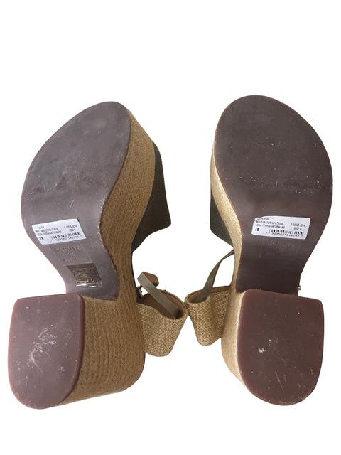 Zapato Schutz Plataforma Punta cerrada Marrón - Talla 7