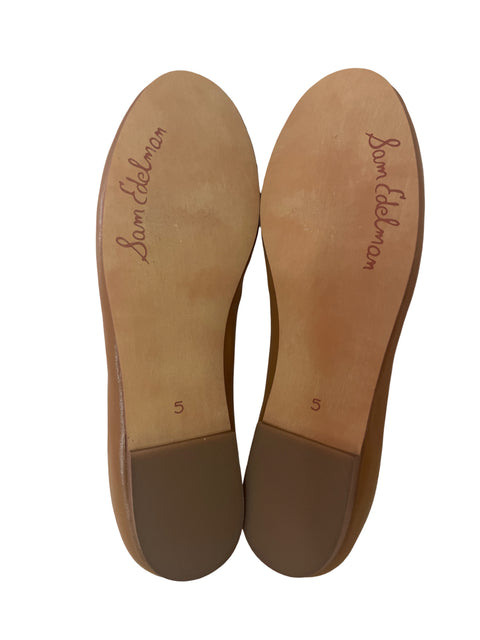 Zapato Sam Edelman Cerrado Lasito Marrón - Talla 5