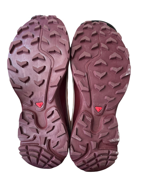 Zapatilla Salomón Suela de goma Ajustable Marrón - Talla 7.5