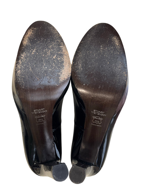 Tacón Stuart Weitzman Tacón alto Cerrado Negro - Talla 8