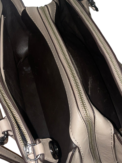 Cartera Coach Cuero Beige - Talla U