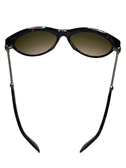 Lente Versace Rock Icones Cat-eye Marrón - Talla U