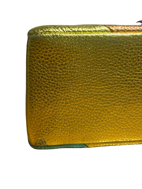 Cartera Kurt Geiger The Kensington Multicolor Metalizado Rosado - Talla U