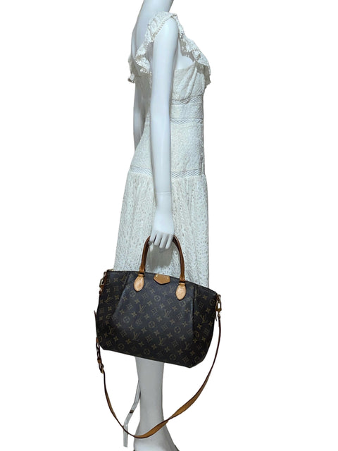 Cartera Louis Vuitton Turenne Mm Estampado Marrón - Talla U