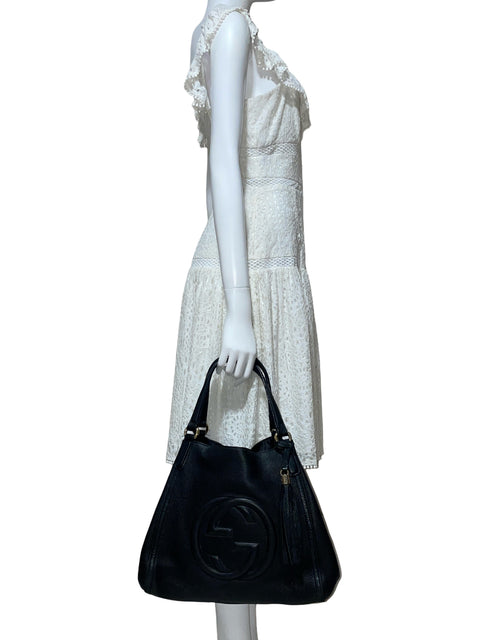 Cartera Gucci Soho Gg Negro - Talla U
