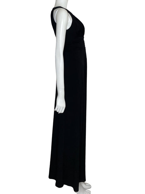 Vestido Signature By Sangria Maxi Halter Negro - Talla S
