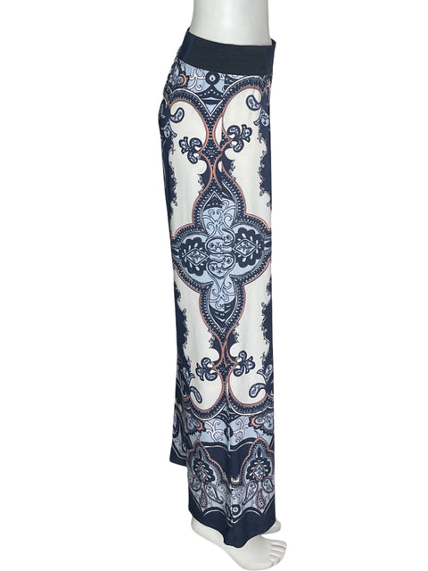 Pantalón Internacional Concepts Wide-leg Estampado Azul - Talla S