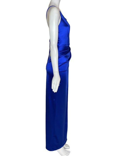 Vestido Tesoro Tps Back out Maxi Azul - Talla S