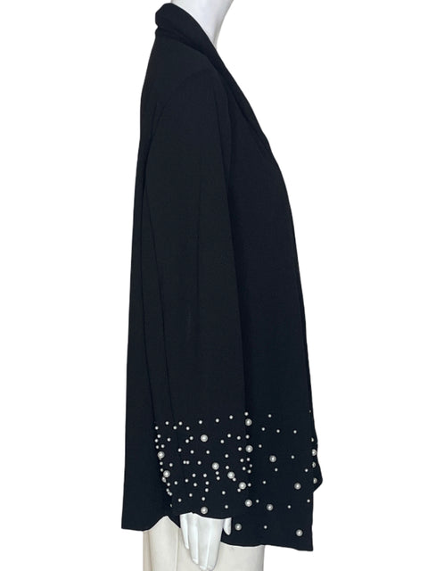 Chaqueta Tesoro Tps Liso Pedreria Negro - Talla XL