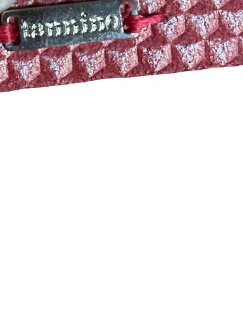 Cinturón Tannino Liso Texturizado Rojo - Talla U