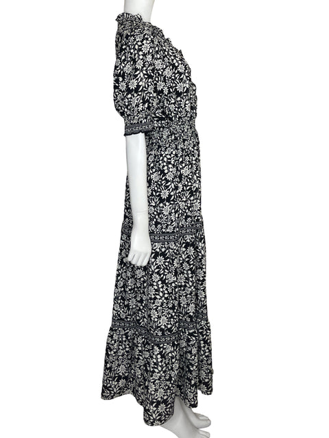 Vestido Max Studio Midi Floral Negro - Talla L