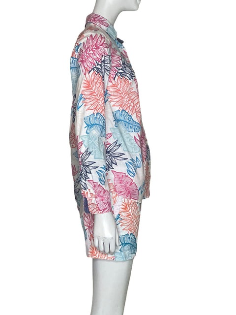 Conjunto Tommy Hilfiger Estampado Ajustado Blanco - Talla 0