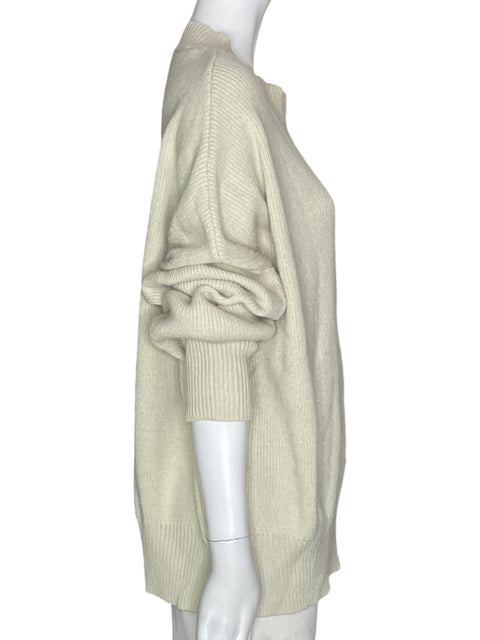 Chaleco By Together Tejido Manga larga Beige - Talla L